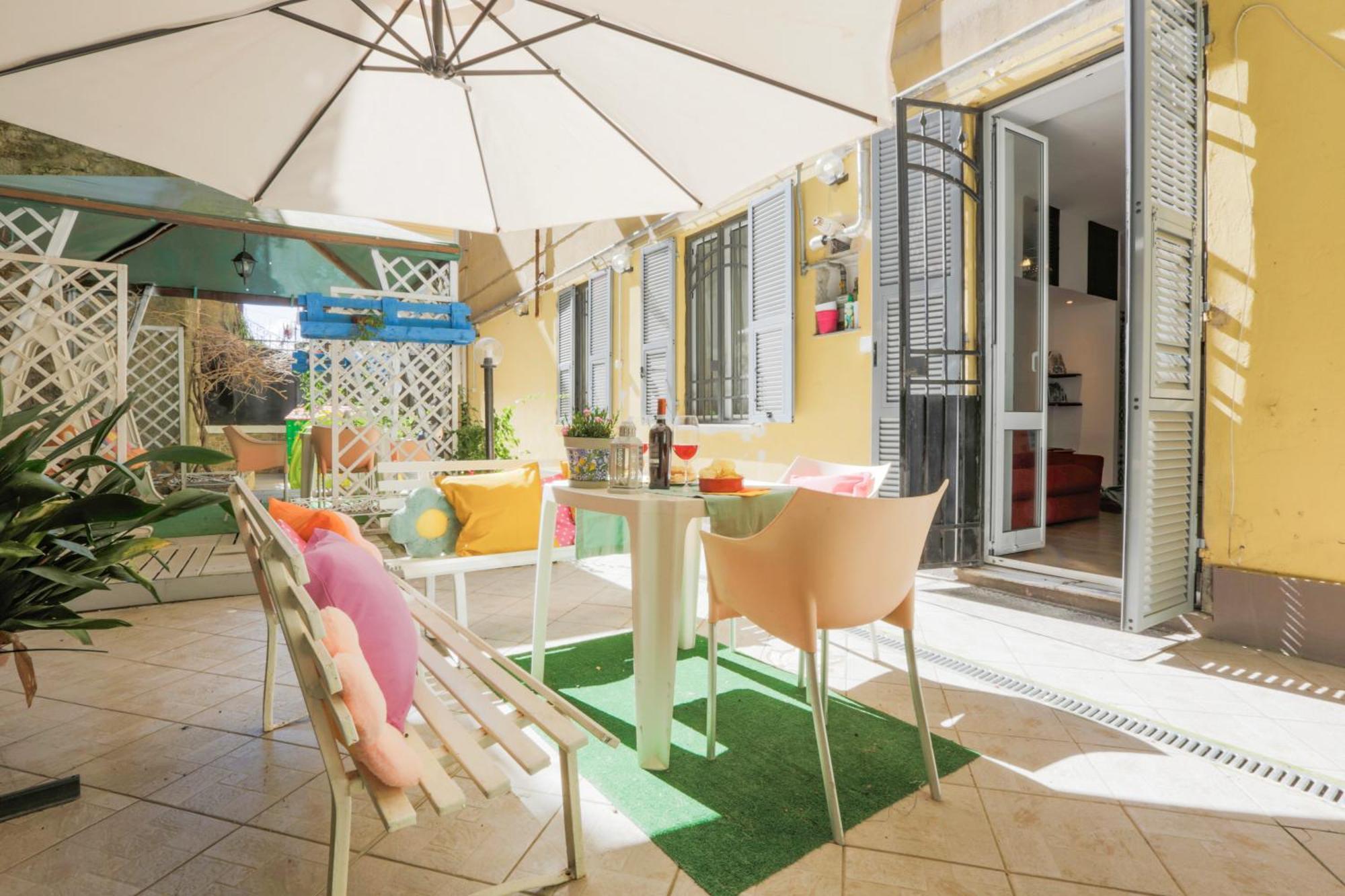 Apartment 5 Minuti Dal Mare Favoloso Trilocale Con Giardino Genoa